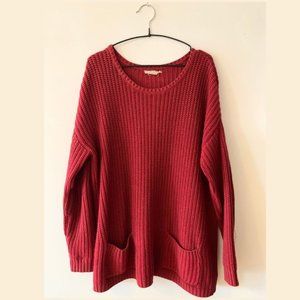 Oversize Chunky Knit Sweater (Urban Outfitters)